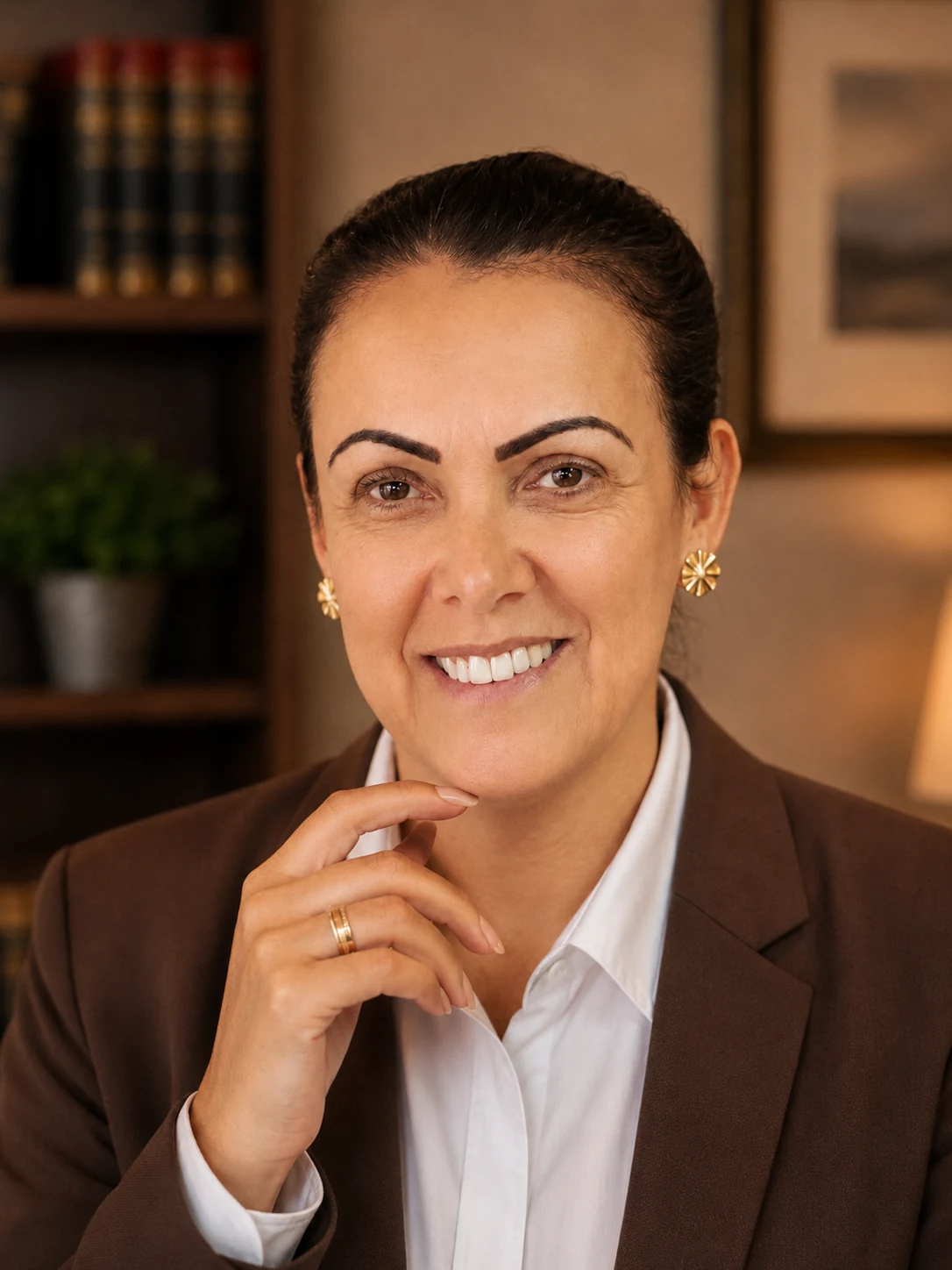 Retrato da advogada Maria Salete da Silva Schmitt